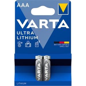Литиеви батерии AAA - Varta Lithium AAA - 2 броя