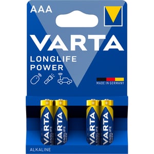 Алкални батерии ААА Varta Longlife Power AAA 1.5V