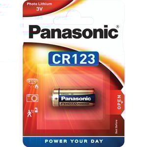 Литиева батерия CR123 Panasonic CR123A - 3V