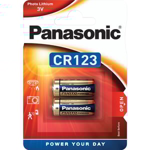 Литиеви батерии CR123 Panasonic CR123A - 3V