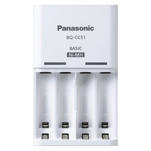 Зарядно за 4 акумулаторни батерии АА / ААА - Panasonic Eneloop