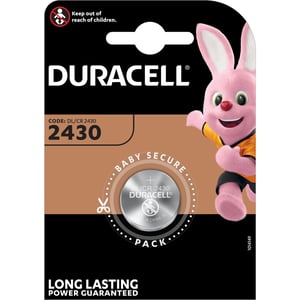 Литиева батерия CR2430 Duracell - DL2430 - 3V
