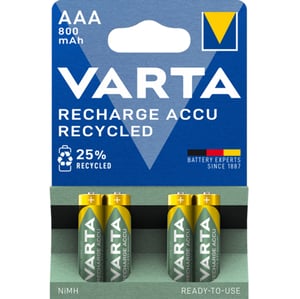 Акумулаторни батерии ААA Varta Endless AAA - 550 mAh - 4 броя - 1.2V
