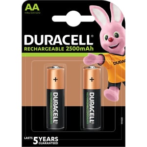 Акумулаторни батерии АА Duracell AA - 2500 mAh - 1.2V