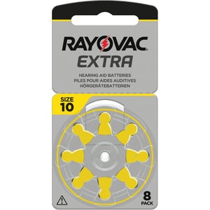 8 Батерии за слухов апарат 10 Extra Advance - Rayovac