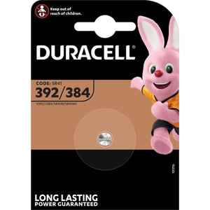 Батерия за часовник 392 - SR41W - Duracell D392 / D384 - 1.55V