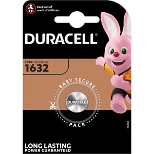 Литиева батерия CR1632 Duracell DL1632 - 3V