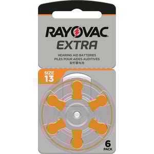 6 Батерии за слухов апарат 13 Extra Advance - Rayovac