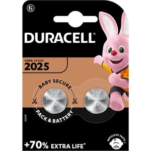 Литиеви батерии CR2025 Duracell DL2025 - 3V - 2 батерии